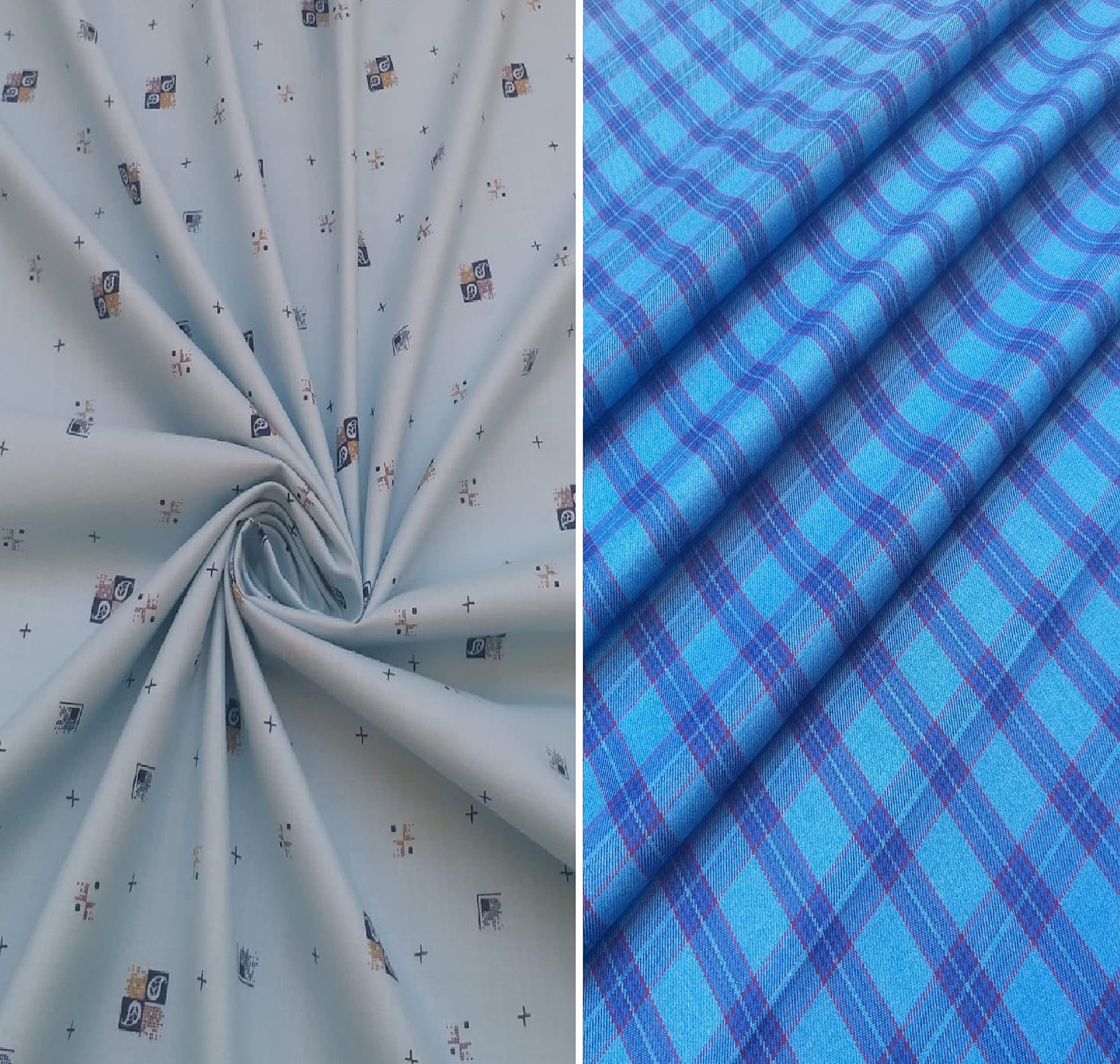 Pri & Su CottLinns Combo of Cotton Floral Shirt 500057 & Trouser 90098-picture-16