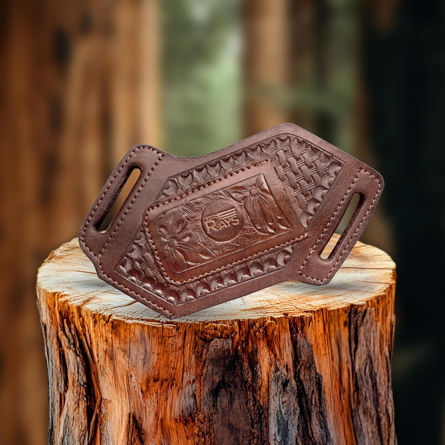 Leather Knife Sheath for Belt Pocket Folding Knife Holder Compact Draw Knifes Carrier EDC Tools Holster