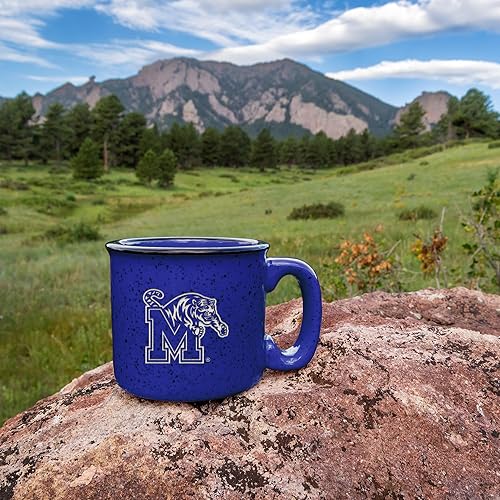 Miniatura 81 de Rico Industries NCAA Utah Utes - Taza de café personalizada de 12 onzas con logotipo grabado con láser profundo, taza de cerámica para acampar con