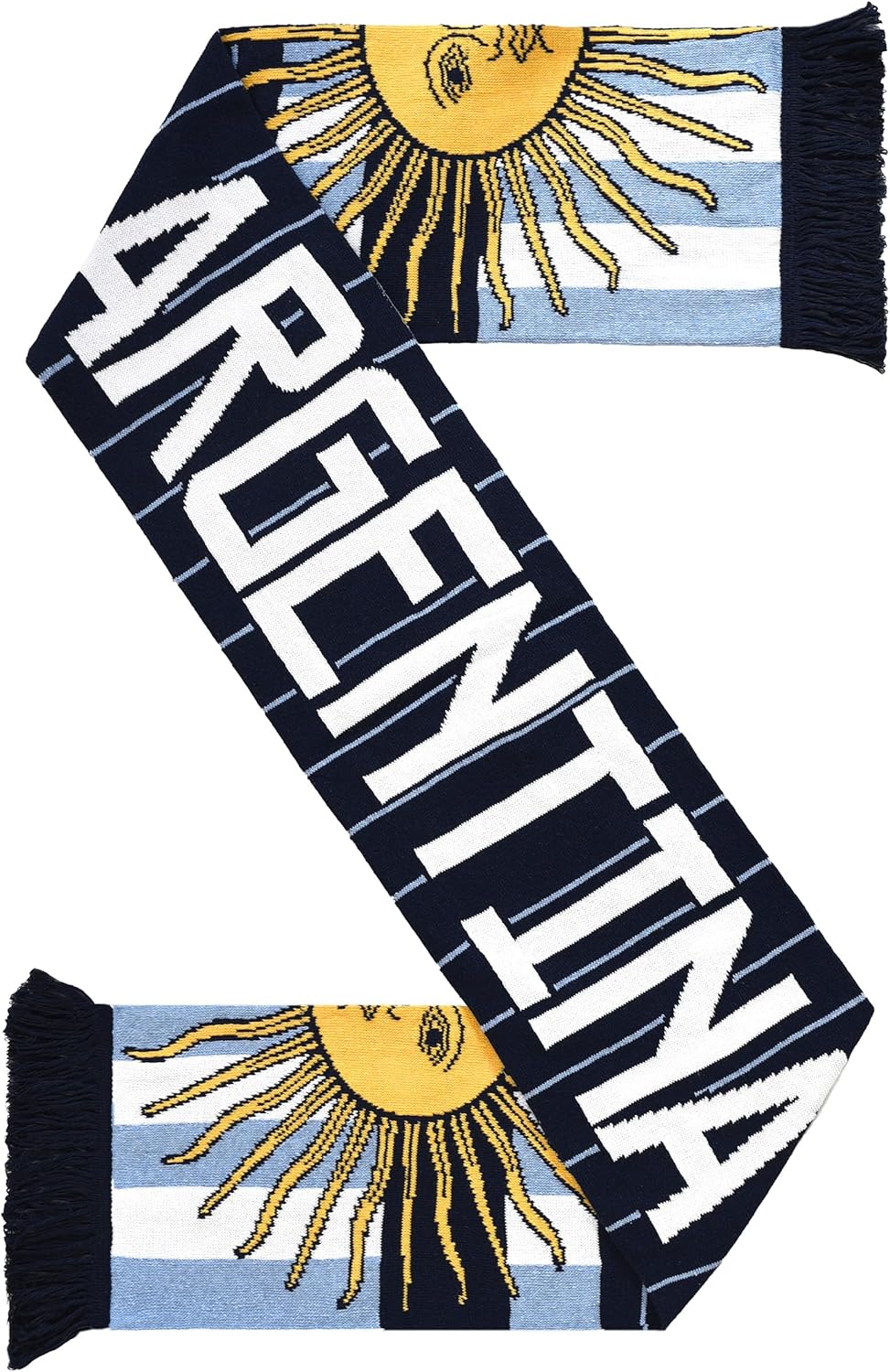 Argentina Recycled Cotton Soccer Knit Scarf