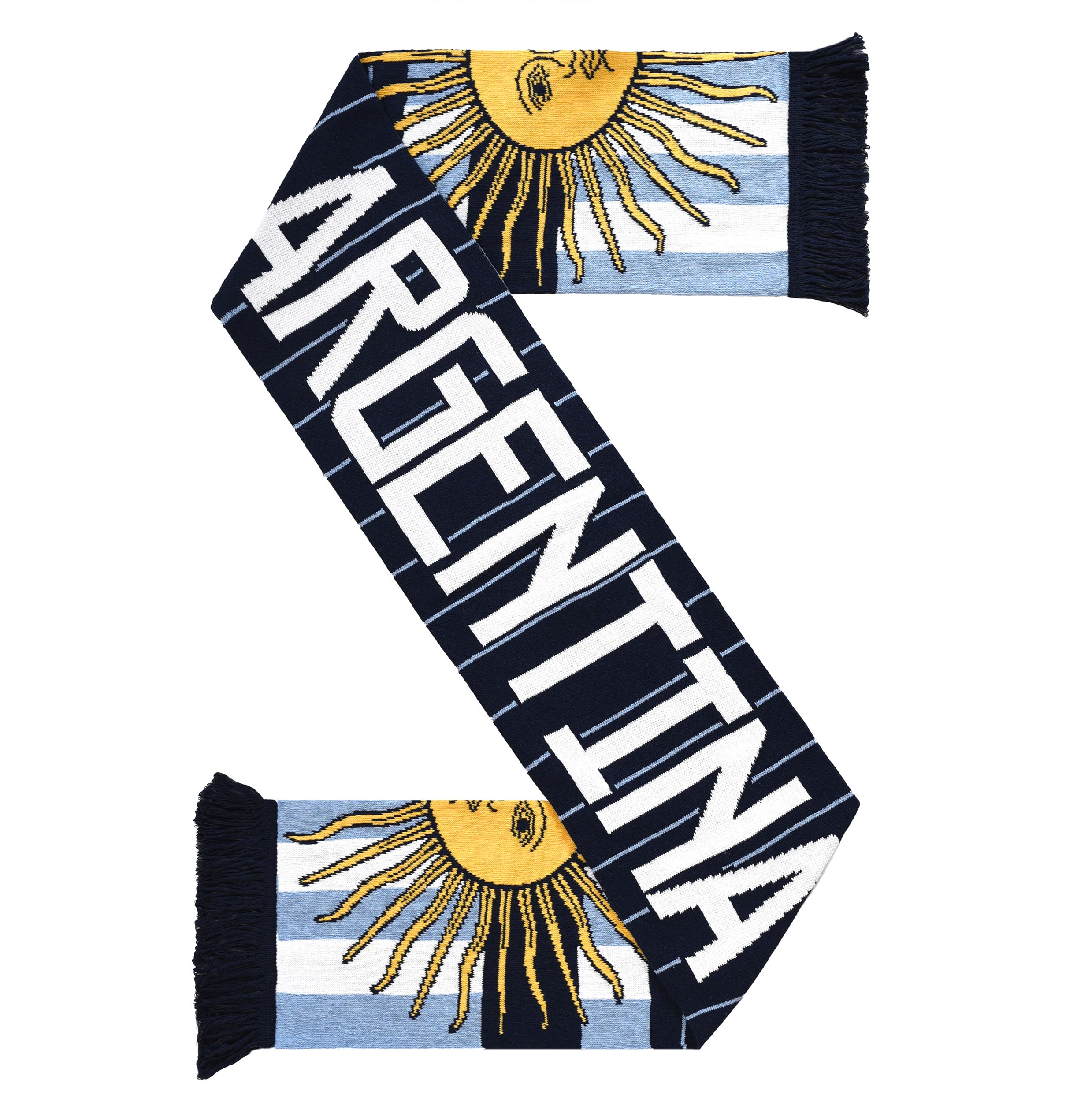 Euroscarves Argentina Recycled Cotton Soccer Knit Scarf
