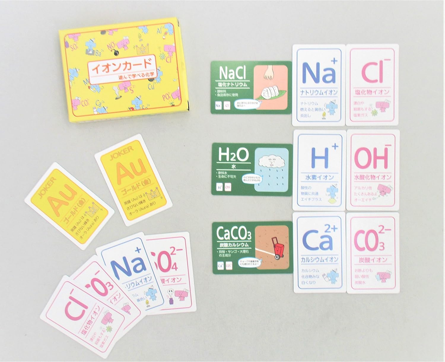 Amazon 遊んで学べる科学 イオンカード カードゲーム トランプ おもちゃ