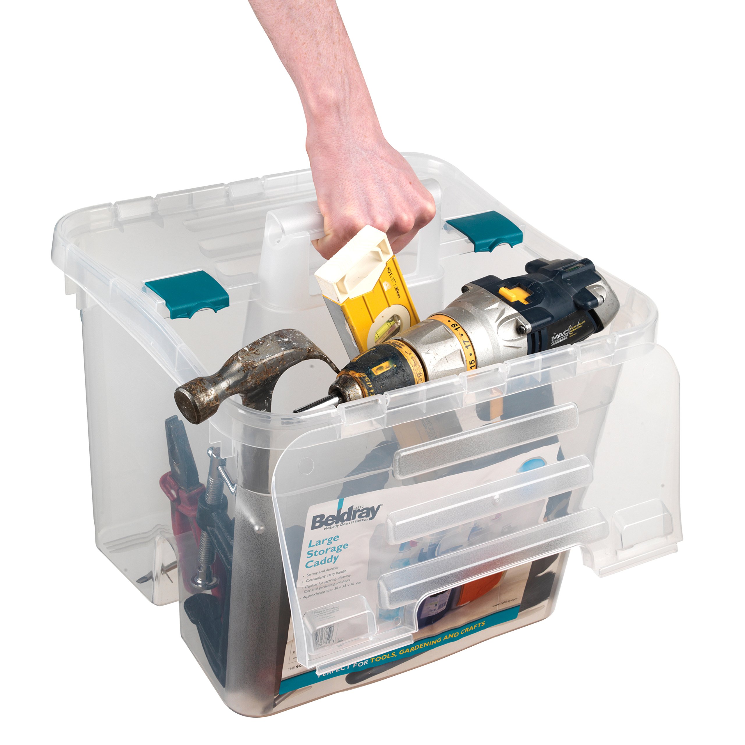 Buy Beldray LA036759 DIY Hobby Cleaning Storage Caddy with Lid, Large