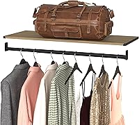 Vista 5 de ClosetMaid Kit de estante de almacenamiento modular y barra colgante, arena