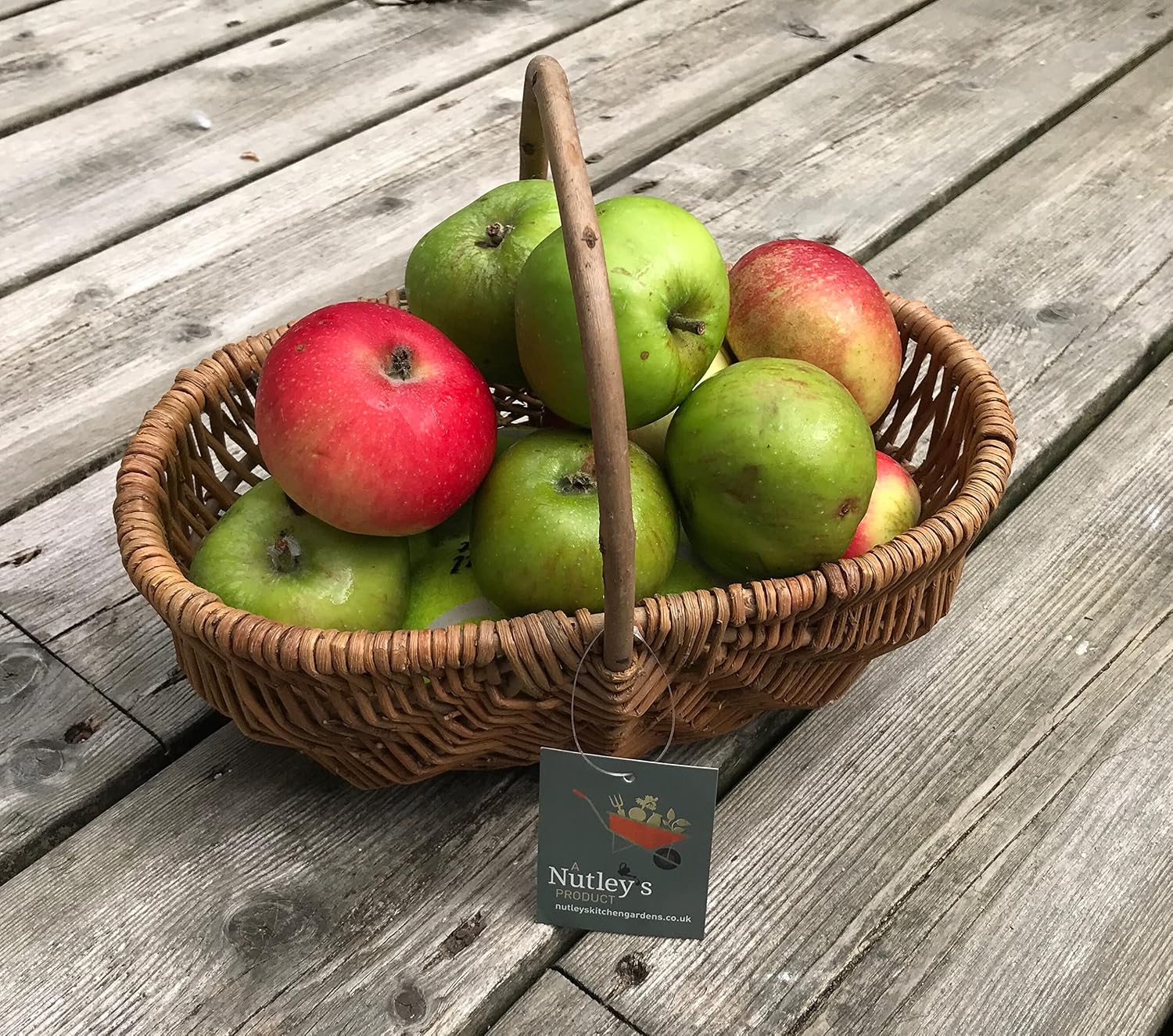 Nutley's Small Rustic Willow Vegetable Trug Basket