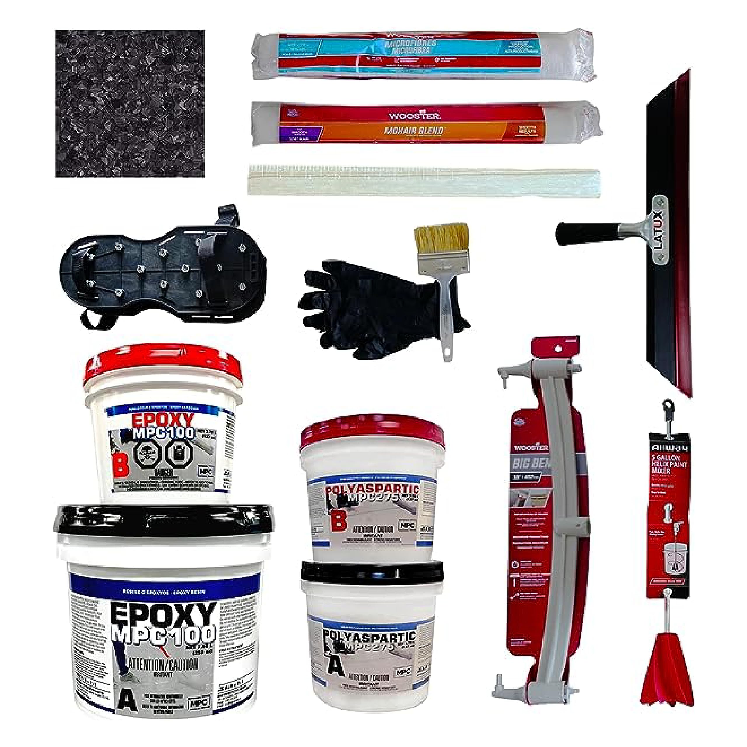 Buy MPC Flake Floor Epoxy System, Light Grey PreTinted Industrial and