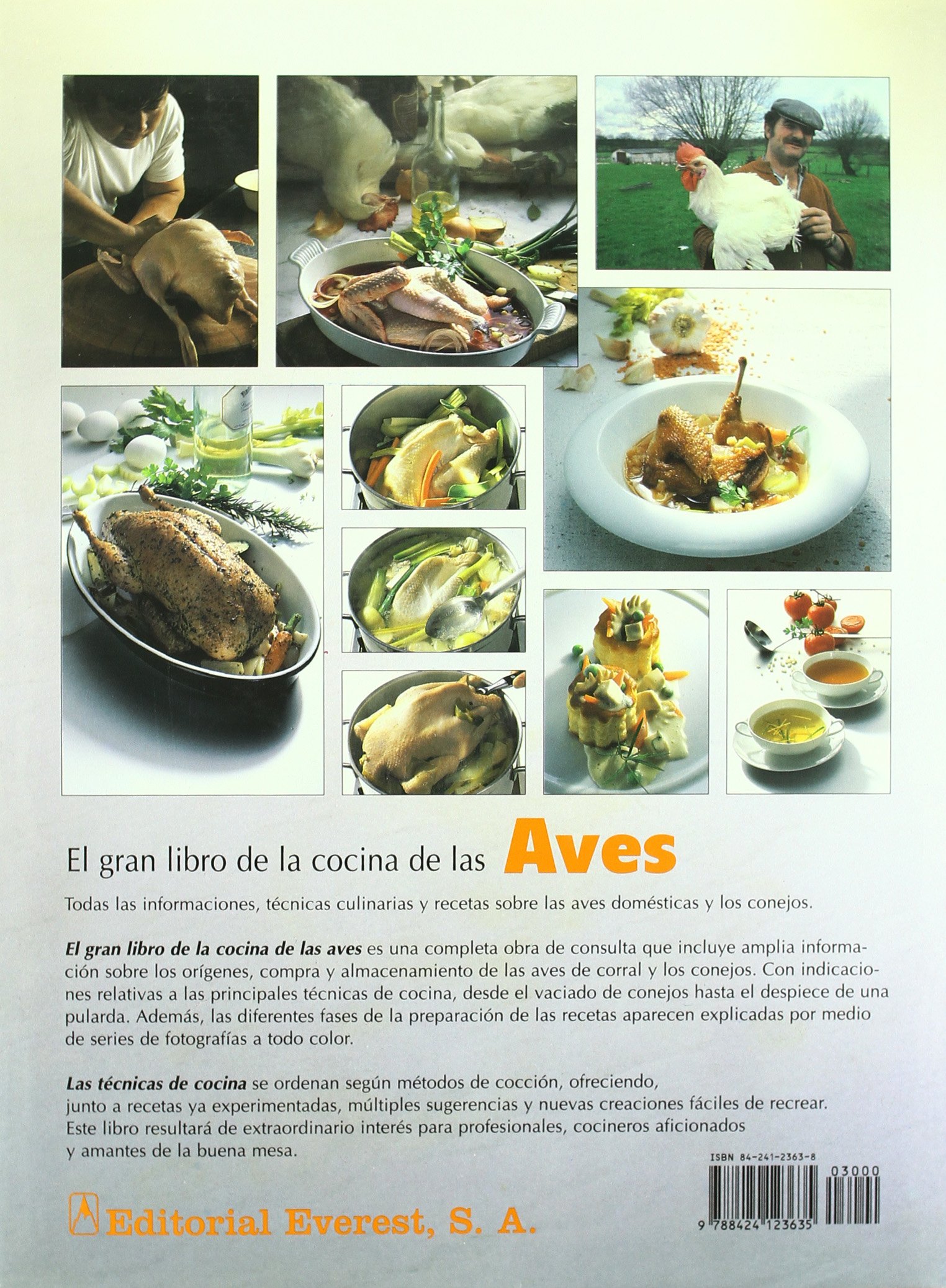 El Gran libro de la Cocina de las Aves: Toda las informaciones, técnicas culinarias y recetas sobre las aves domésticas y conejos. (Gran gourmet)