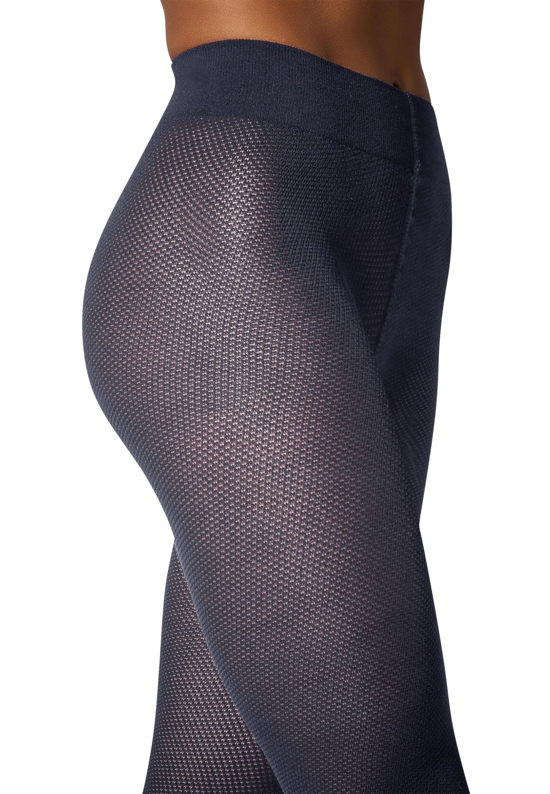 Wolford Netzstrumpfhose aus Baumwolle für Damen, 60 Denier, durchscheinende Strumpfhose, dezentes Netzmuster, weicher Bund, nachhaltiges Färben