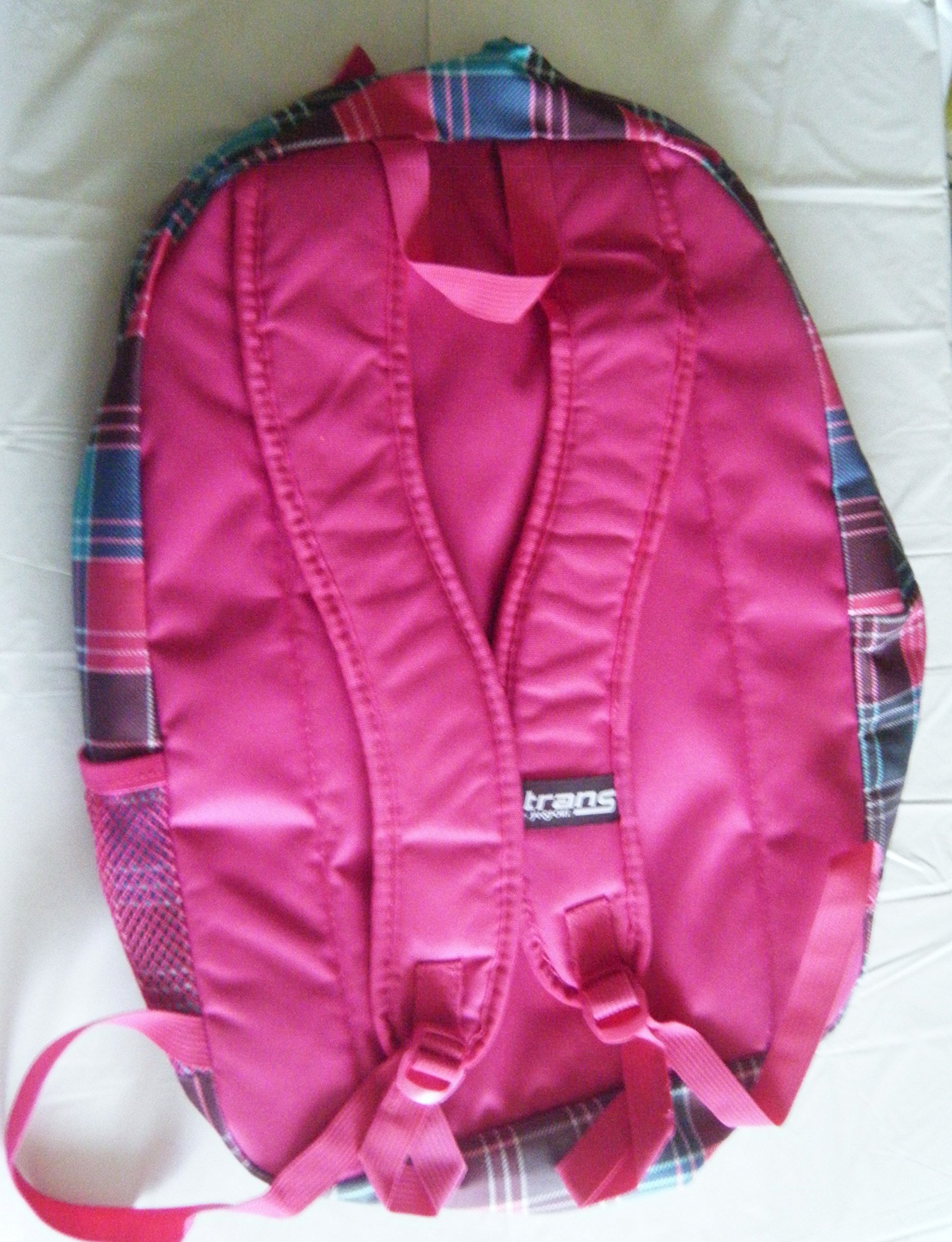 TRANS by Jansport TM60 Supermax Backpack Purple Plaid Travel School TRANS by Jansport TM60 Supermax Laptop - | Mercari main image 3