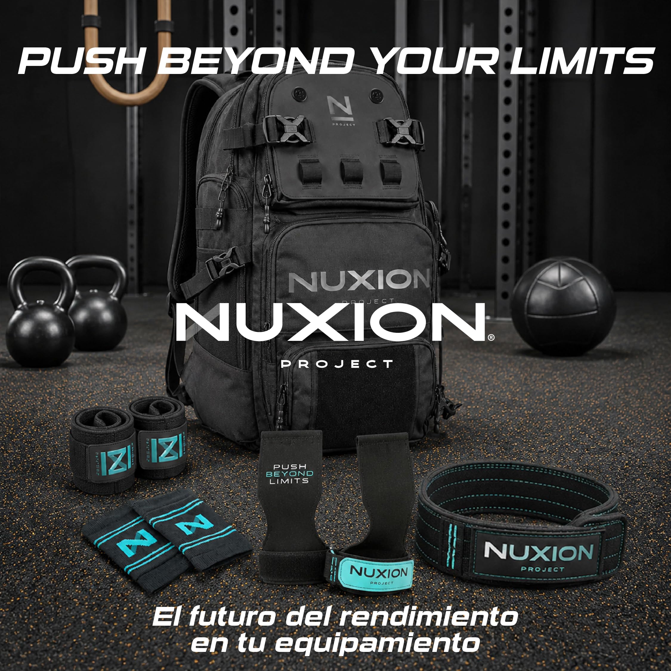 NUXION | Mochila Táctica 40L Impermeable con Zapatillero | Crossfit, Hyrox y Senderismo | Sistema MOLLE, +20 Compartimentos y Portátil 15,6" | Mochila Deportiva Unisex