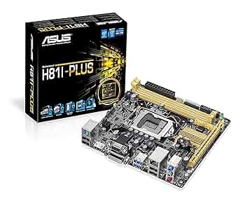 ASUS　H81I-PLUS　LGA1150　i5 4440　4Gメモリ2枚付き Asus H81I-PLUS Motherboard (Socket 1150, Intel H81, DDR3, S
