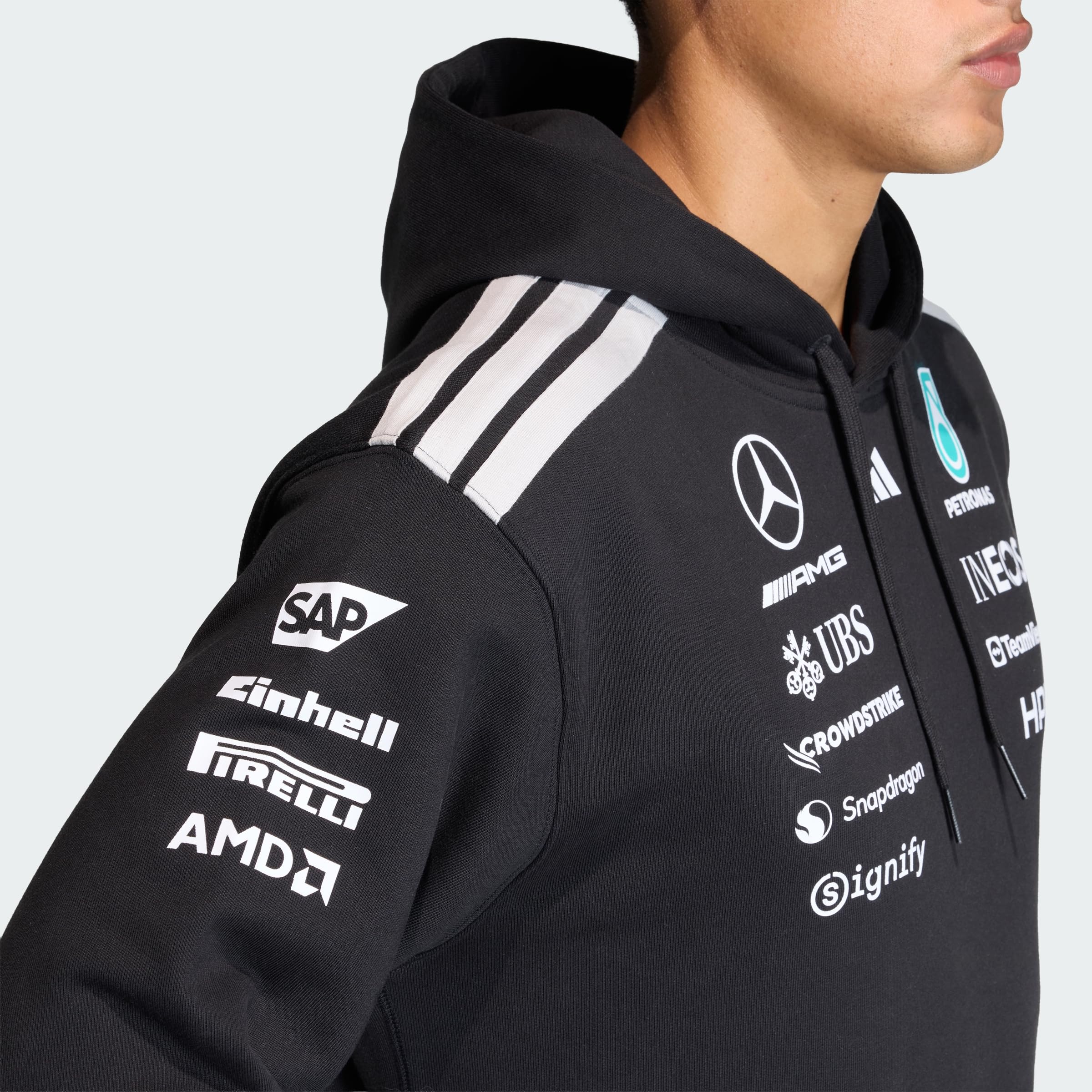 adidas Mercedes - Amg Petronas Formula 1 Team Driver Hood Sweatshirt à Capuche Homme (Lot de 1)