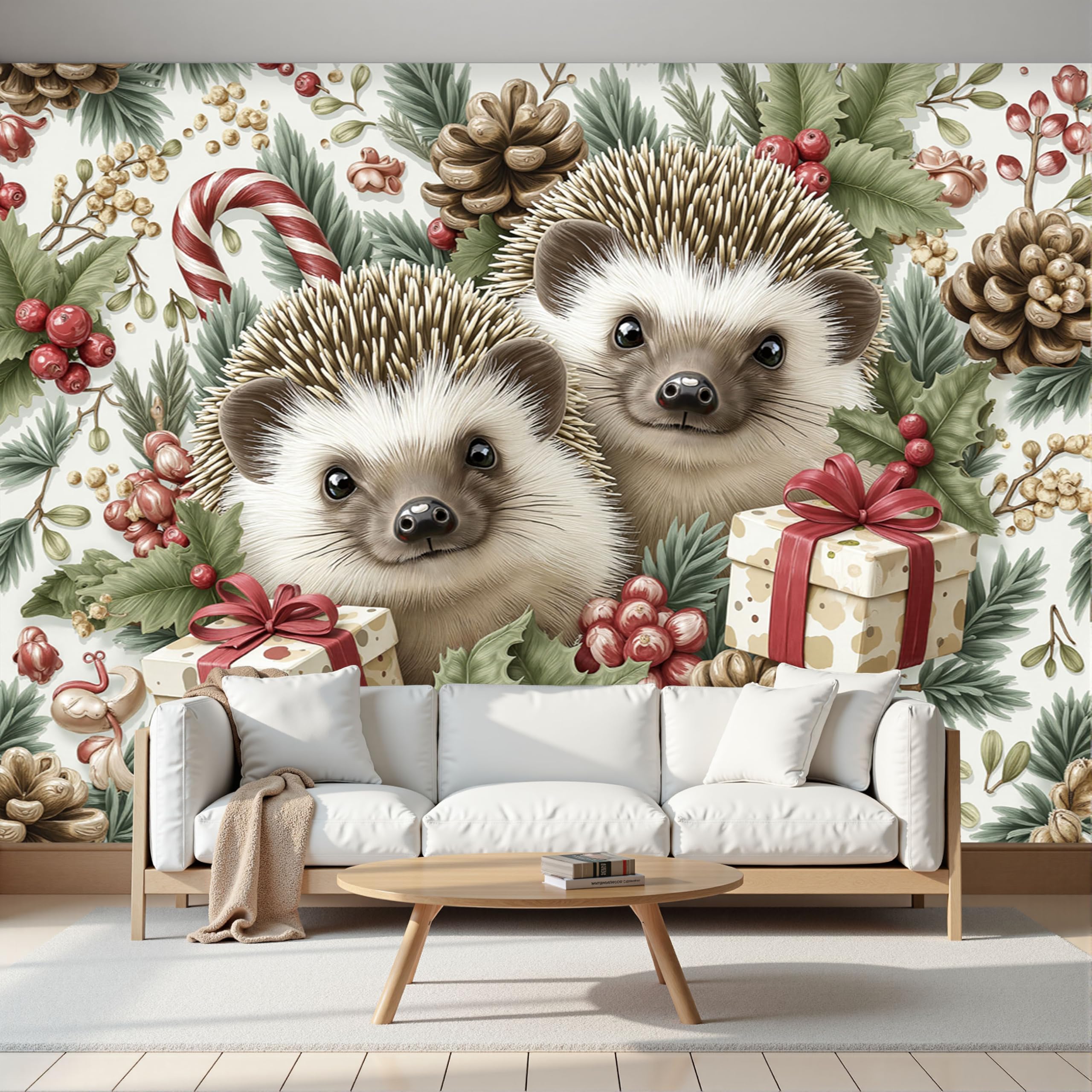 Papier peint panoramique 300x210cm pour décorer un grand mur de salon vide