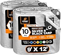 Vista 34 de Xpose Safety - Lona de poliéster resistente, 0.394 pulgadas de grosor, resistente al agua, con protección contra rayos UV, reversible