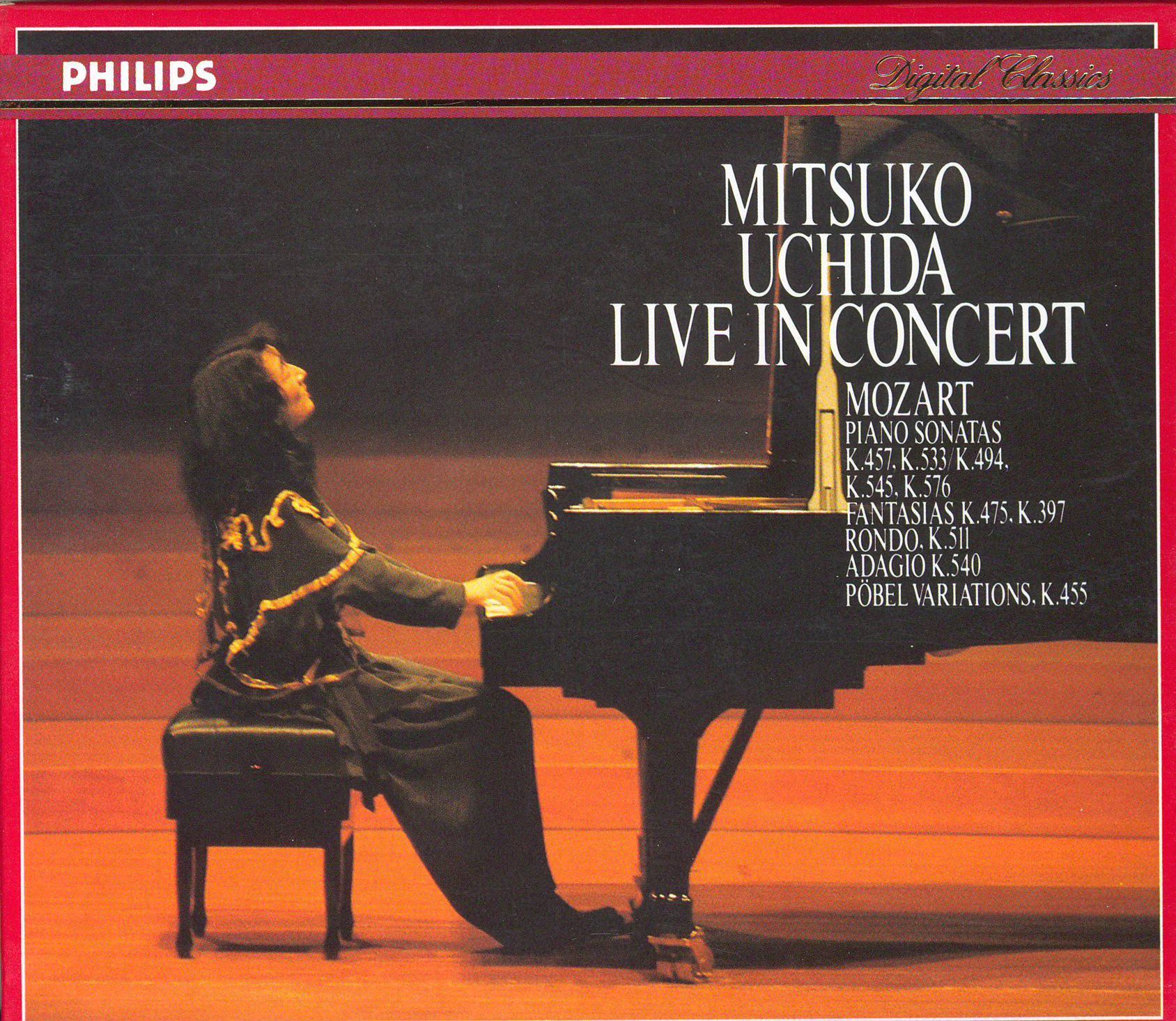 Live in Concert [Audio CD] Uchida, Mitsuko