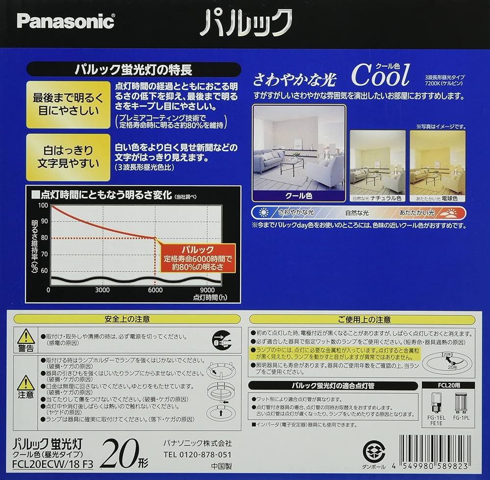 20形丸型蛍光灯パルックFCL20ECW/18F 他　33個おまとめ Amazon | パナソニック 蛍光灯丸形 20形 クール色 パルック