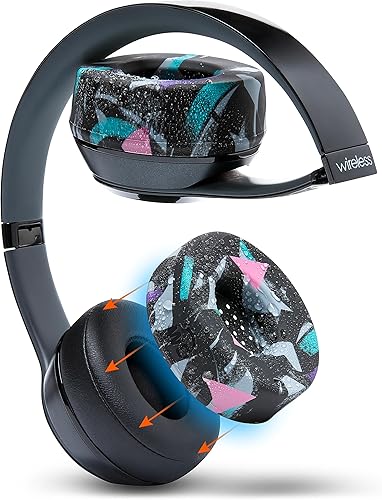 WC SweatZ Beats Solo - Fundas para almohadillas de oído con protección contra el sudor para Beats Solo 4, Beats Solo 3 y Beats Solo 2, fabricadas