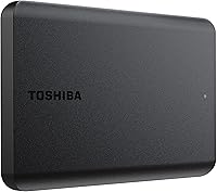 Toshiba Canvio Basics 2TB Portable External Hard Drive USB 3.0 Black - Plug & Play HDD for Easy PC Backup & Storage