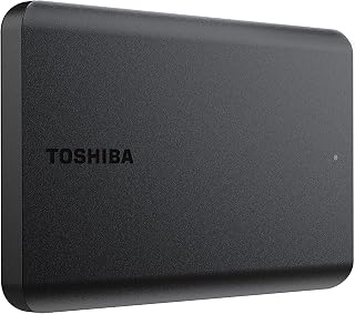 Toshiba Canvio Basics 2TB Portable External Hard Drive USB 3.0 Black - Plug & Play HDD for Easy PC Backup & Storage