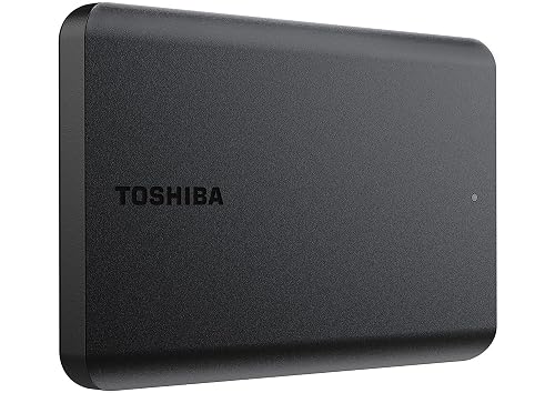 Toshiba Canvio Basics 1TB Portable External Hard Drive USB 3.0, Black - HDTB510XK3AA