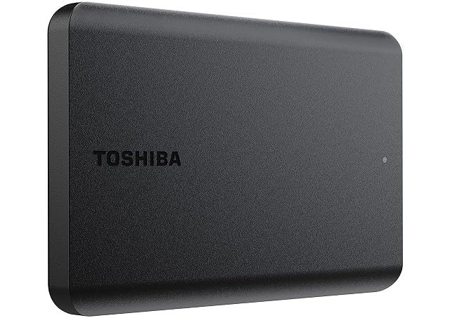 Toshiba Canvio Basics 1TB Portable External Hard Drive USB 3 0 Black - HDTB510XK3AA