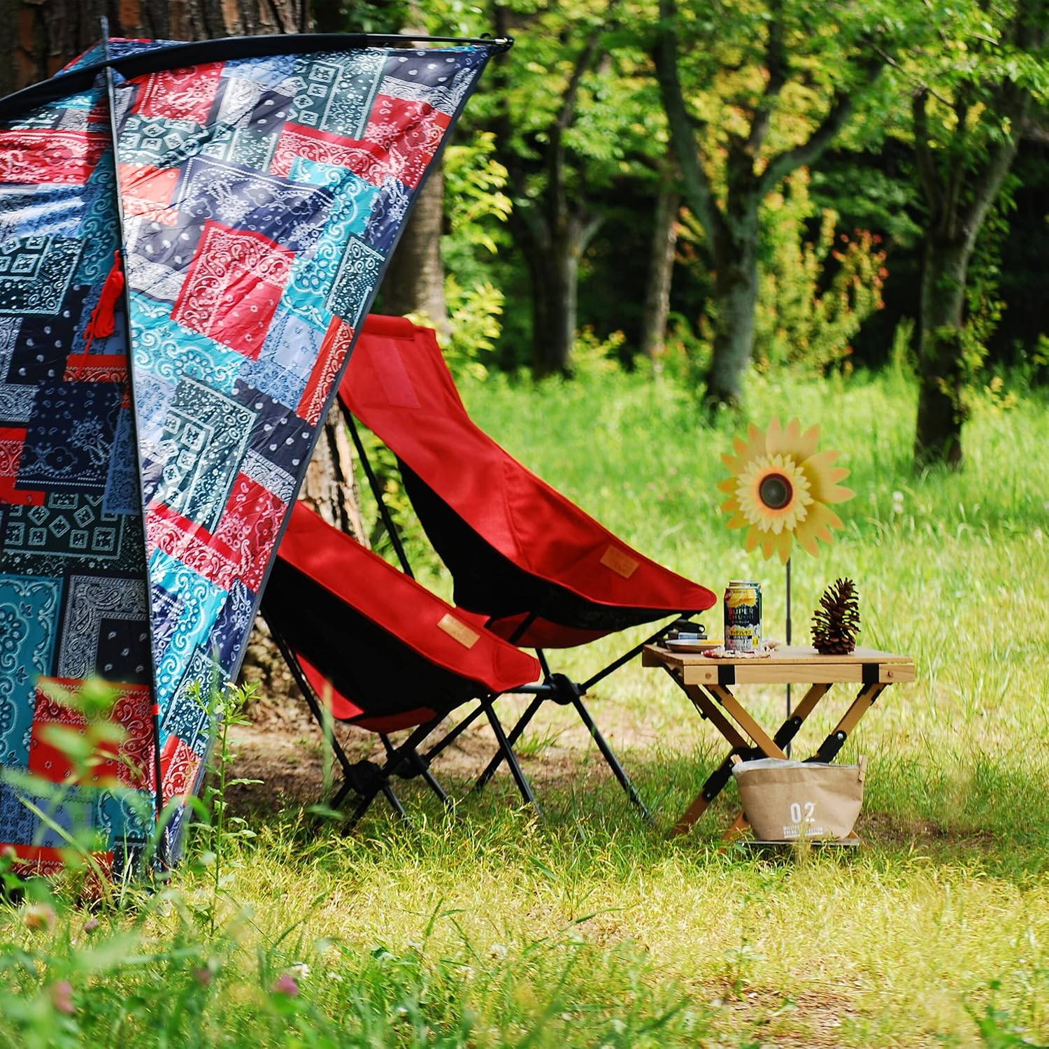 Relaxdays Wind Wheel Sunflower, Yellow, 76 x 29 x 8 cm