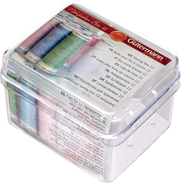 Gutermann Sewing Thread Box: 12 Spool