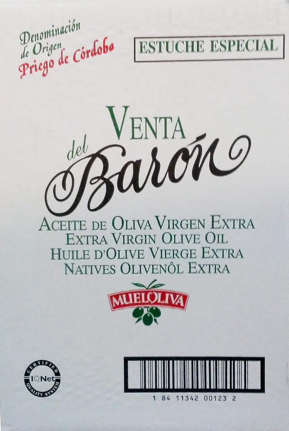 Venta del Baron Extra Virgin Olive Oil - Case Pack of 6 bottles (16.9 fl oz each)