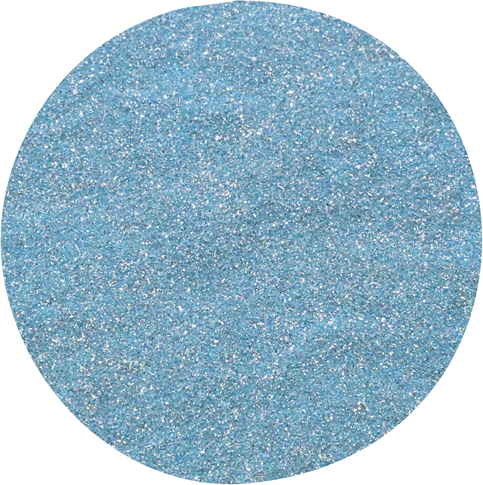 READY 2 LEARN Coloured Glitter Art Sand | 200 Gram Bag | Mix of fine Silver Glitter & Sand! | Light Blue