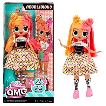 L.O.L. Surprise OMG Fashion Doll Neonlicious With Multiple Surprises