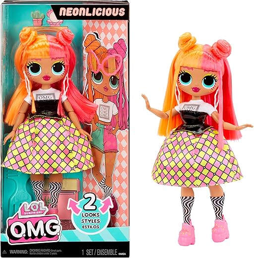 L.O.L. Surprise! OMG Neonlicious Fashion Doll with Surprises