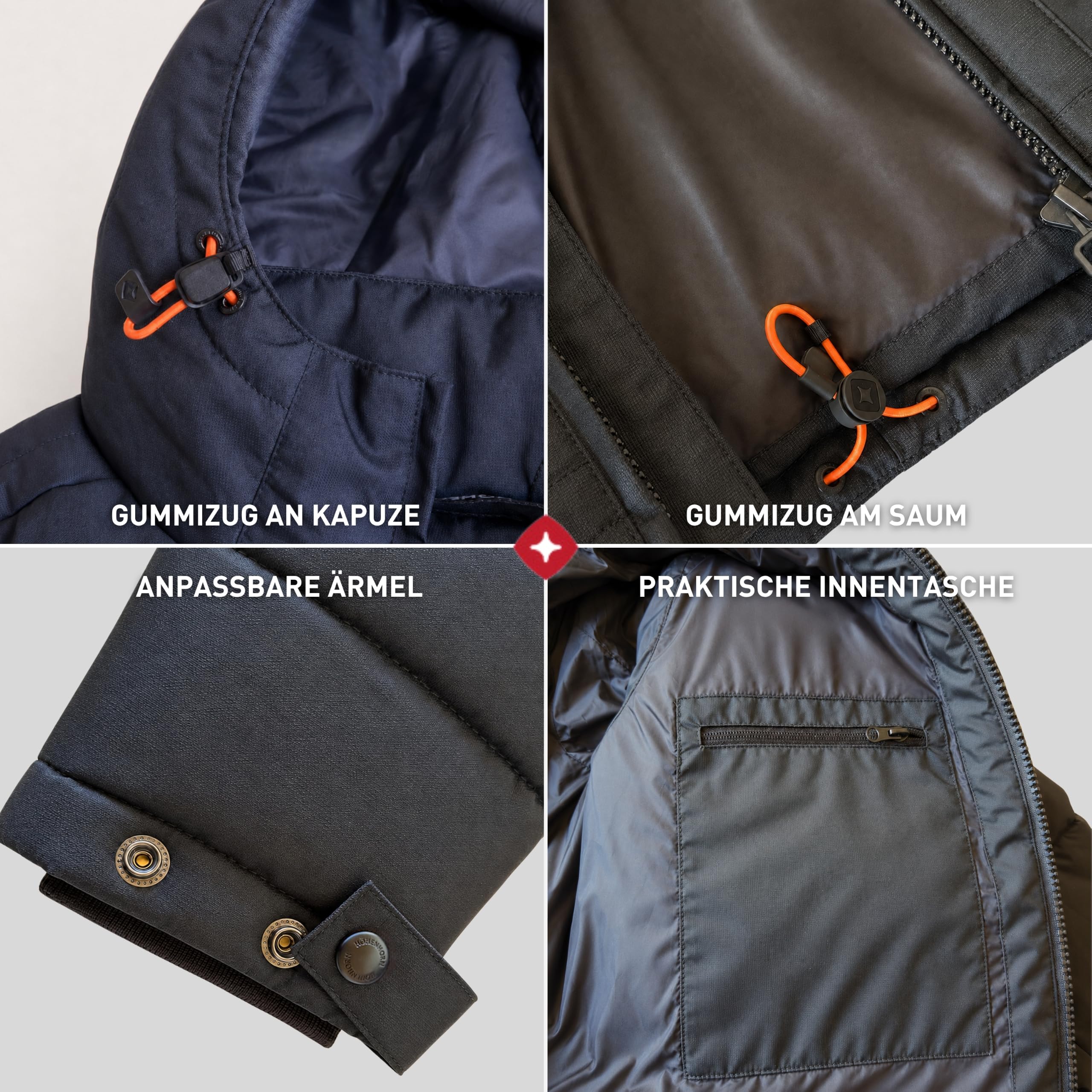 Höhenhorn Corjon - Giacca invernale da uomo, in softshell, idrorepellente, per attività all'aperto