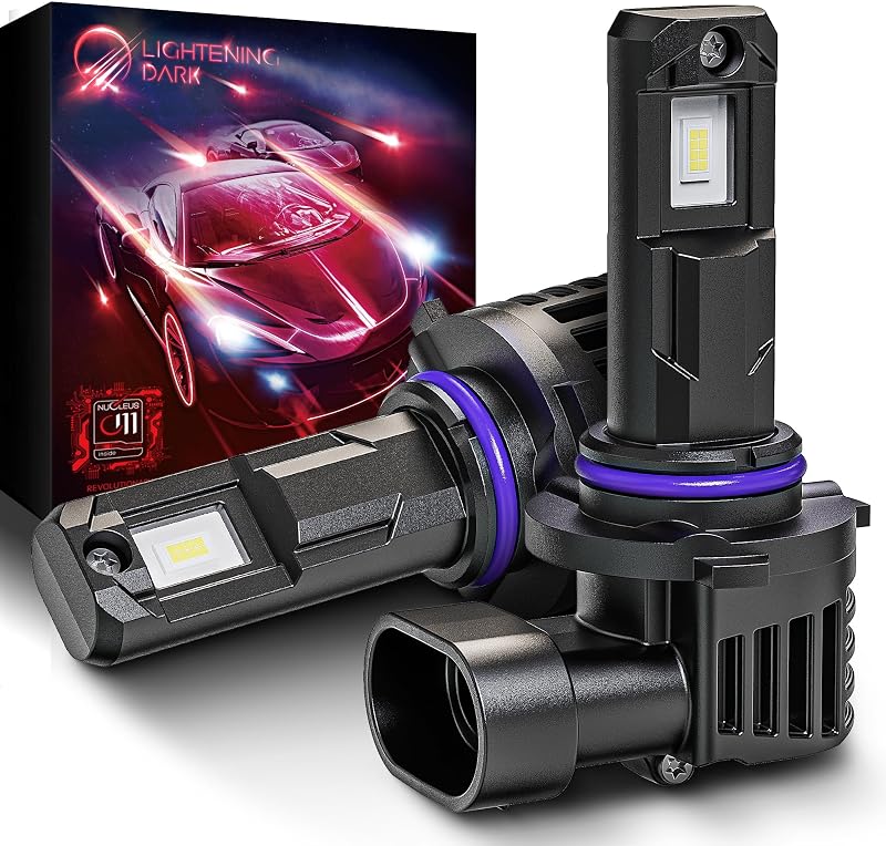Lâmpada LED 9012 HIR2 para farol de neblina LIGHTENING DARK 6500K – Conjunto com 2 unidades