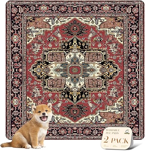 Miniatura 108 de nunubaby Almohadillas lavables para orina de perros, elegante, antideslizante, a prueba de fugas, reutilizable, ultraabsorbente, para jaulas y