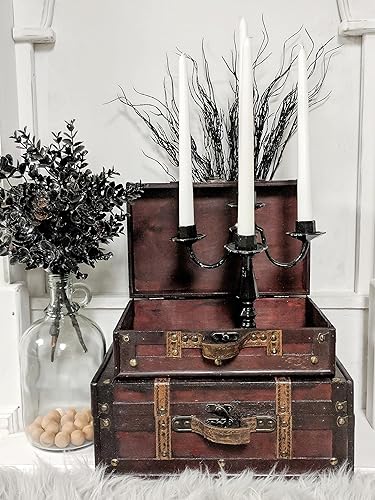 Miniatura 6 de SLPR caja decorativa en forma de maleta con correas, 2 unidades