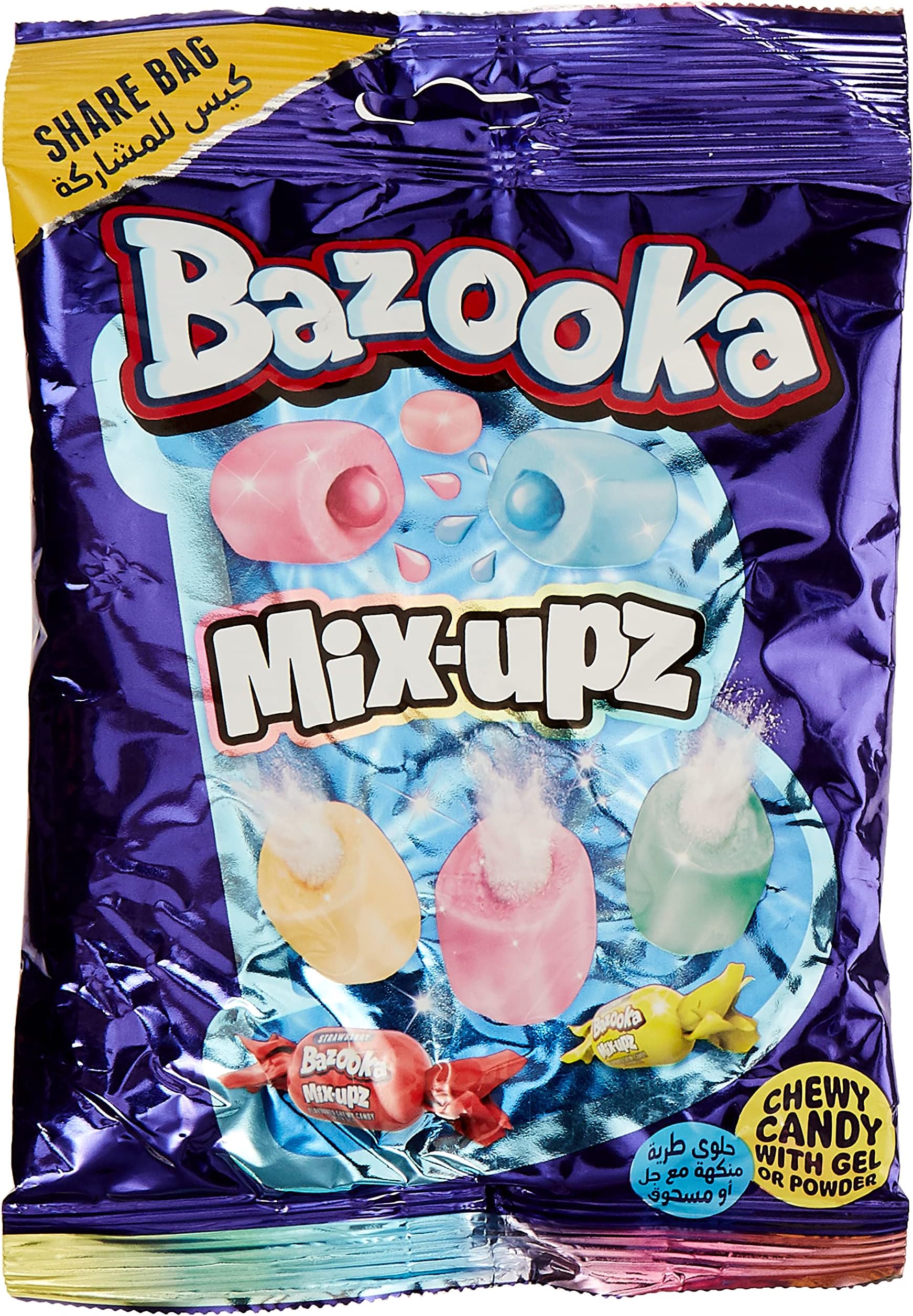 Bazooka Mix Upz Sweet Candy 120 g
