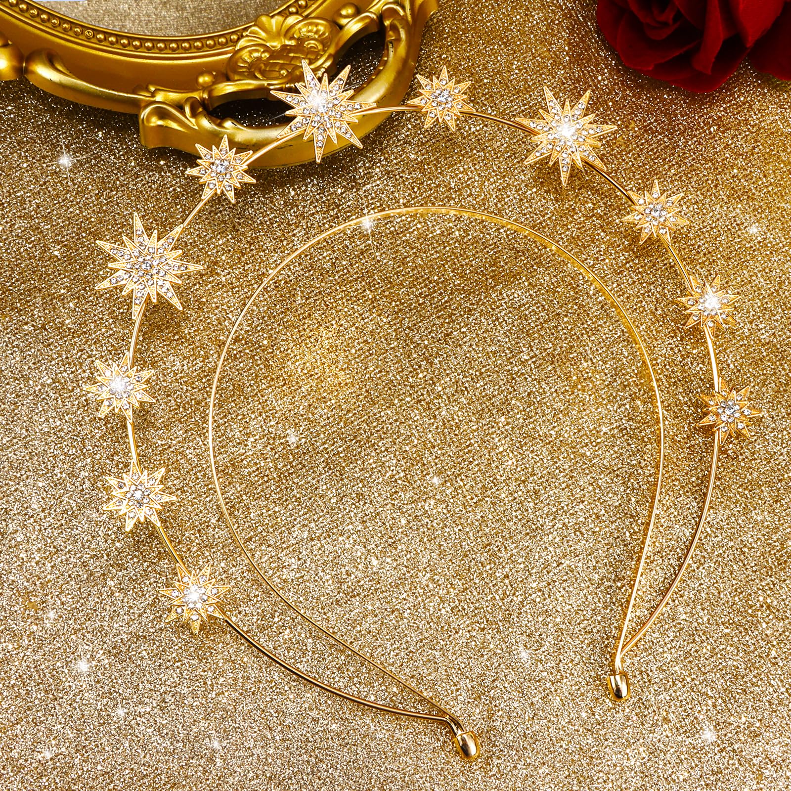 Amazon.com : Vovii Star Halo Crown Headband Goddess  display picture 1