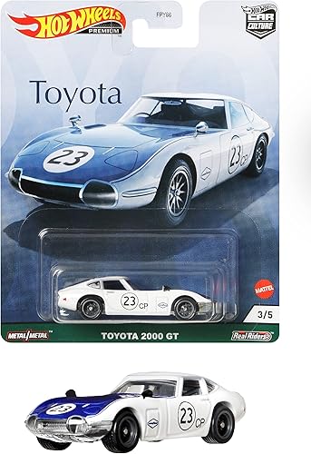 Miniatura 2 de Hot Wheels Vehículos de leyendas del circuito cultural del automóvil para niños de 3 años en adelante, colección premium de vehículos a escala 1:64