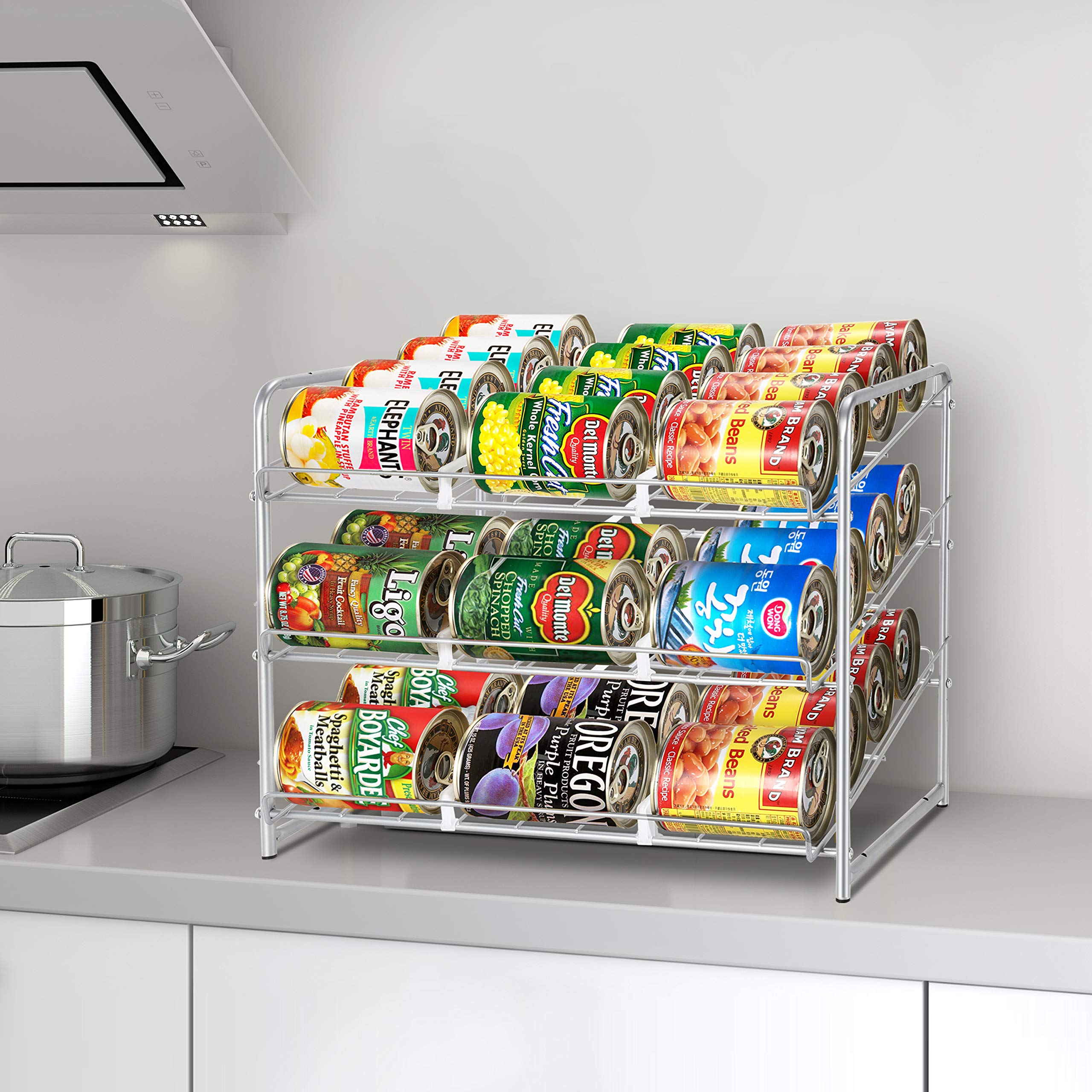 Simple Trending Can Rack Organizer, Stackable Can Stor...B088P1Y5Z2