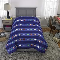 Vista 88 de Franco Ropa de cama para niños, edredón de microfibra suave, tamaño matrimonial, PJ Masks Paw Patrol Girls