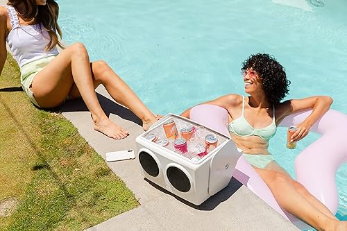 Miniatura 5 de Igloo KoolTunes - Enfriador Bluetooth Boombox, 14 cuartos de galón de jade Jade,Retro