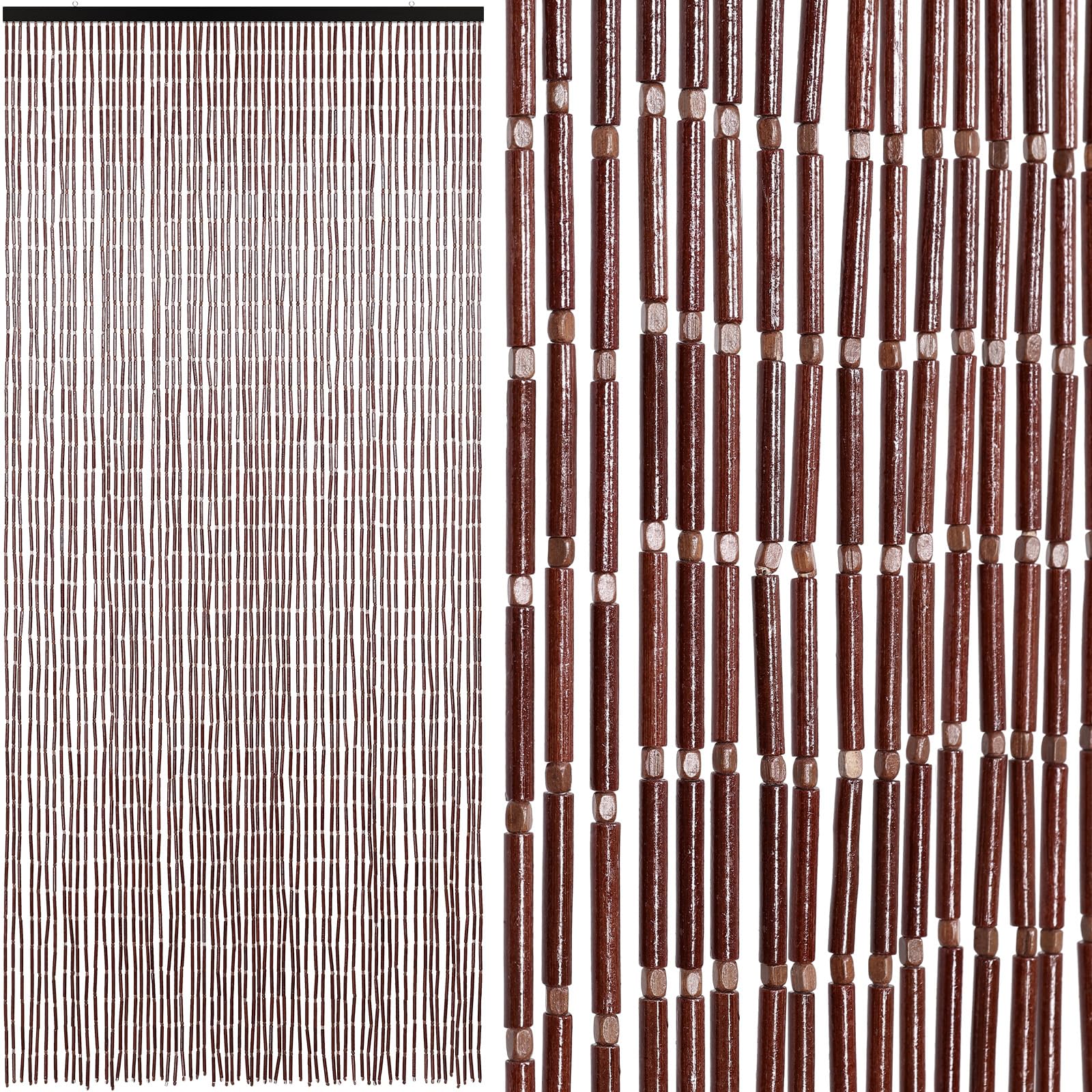 Amazon.com: BECHAEO Handmade Bamboo Beaded Curtain for Doorway