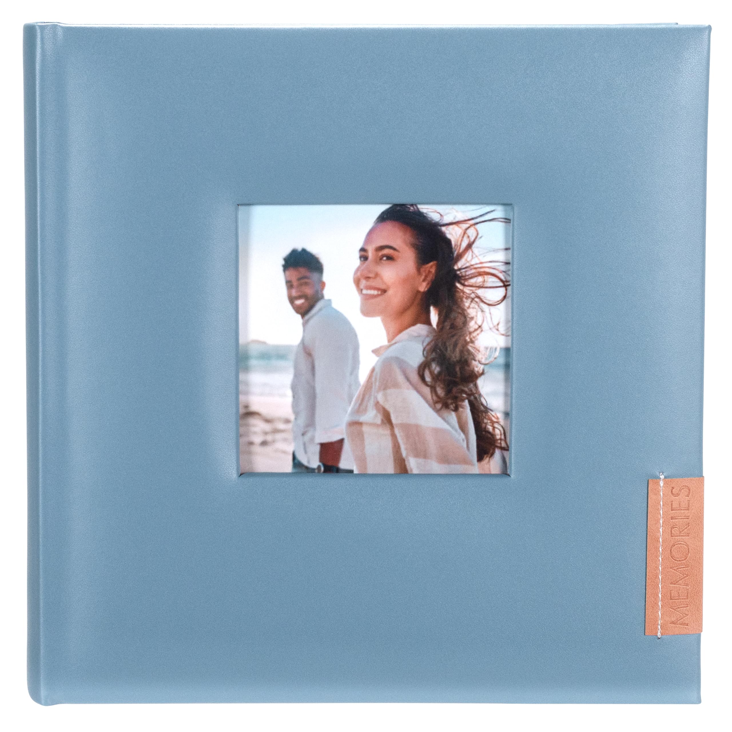 Album photo horizontal bleu Malden pour vos plus beaux souvenirs de vacances