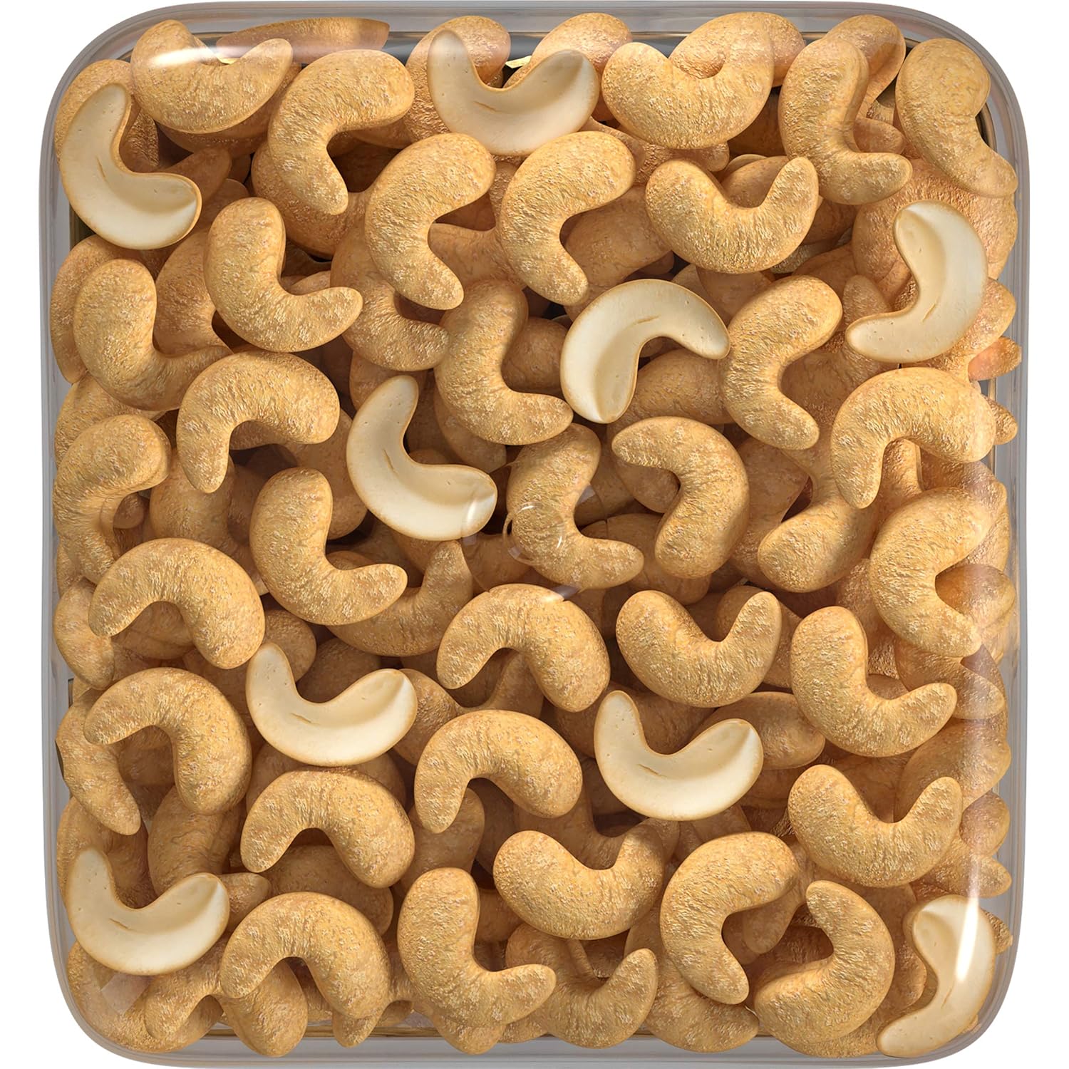 Fisher Snack Oven Roasted Never Fried Whole Cashews, 24 Ounces, Made With Sea Salt, Non-GMO, No Oils, Artificial Ingredients or Preservatives : Everything Else