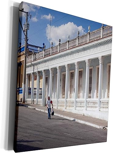 3dRose Cuba, Pinar del Rio Province, City buildings - CA11. - Museum Grade Canvas Wrap (cw_134366_1)