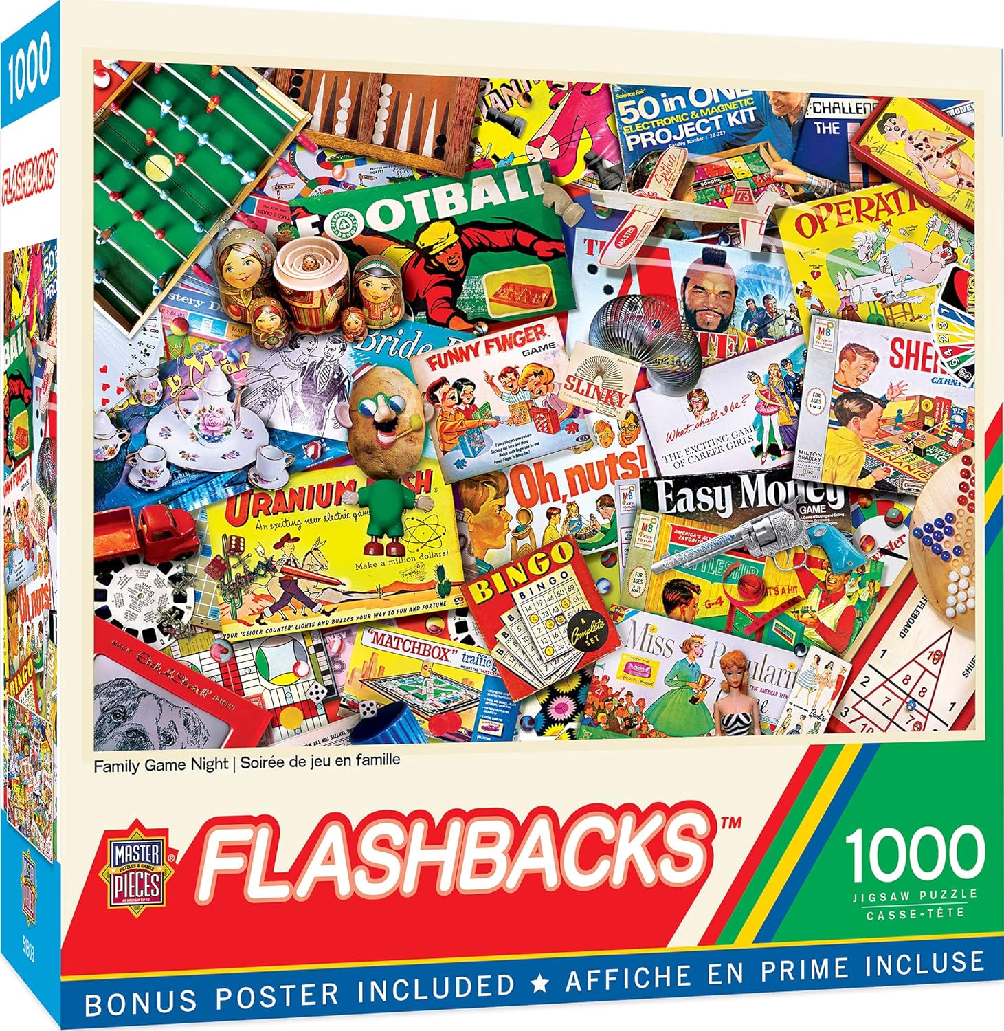 MasterPieces - 1000 Piece Jigsaw Puzzle, Family Game Night, Fun for Adults, Family, Kids, Non-Glare Finish, 19.25" x 26.75"