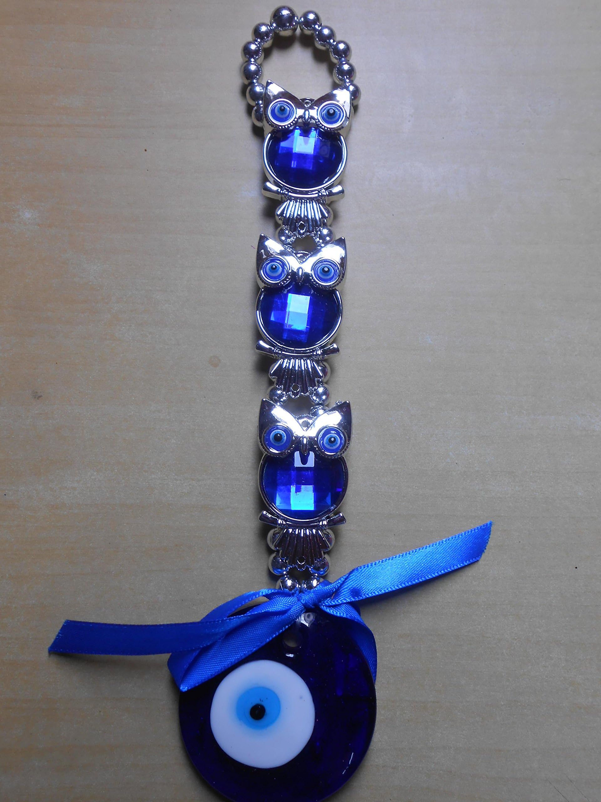 SAMRIDDHI Crystal Products Car & Door Hanging Evil Eye Showpiece For Protection