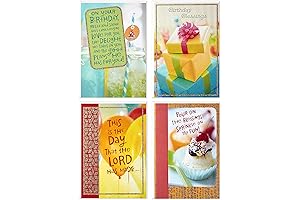 Dayspring Assorted Religious Birthday Cards: Warm Christian Wishes, 12 Cards and Envelopes