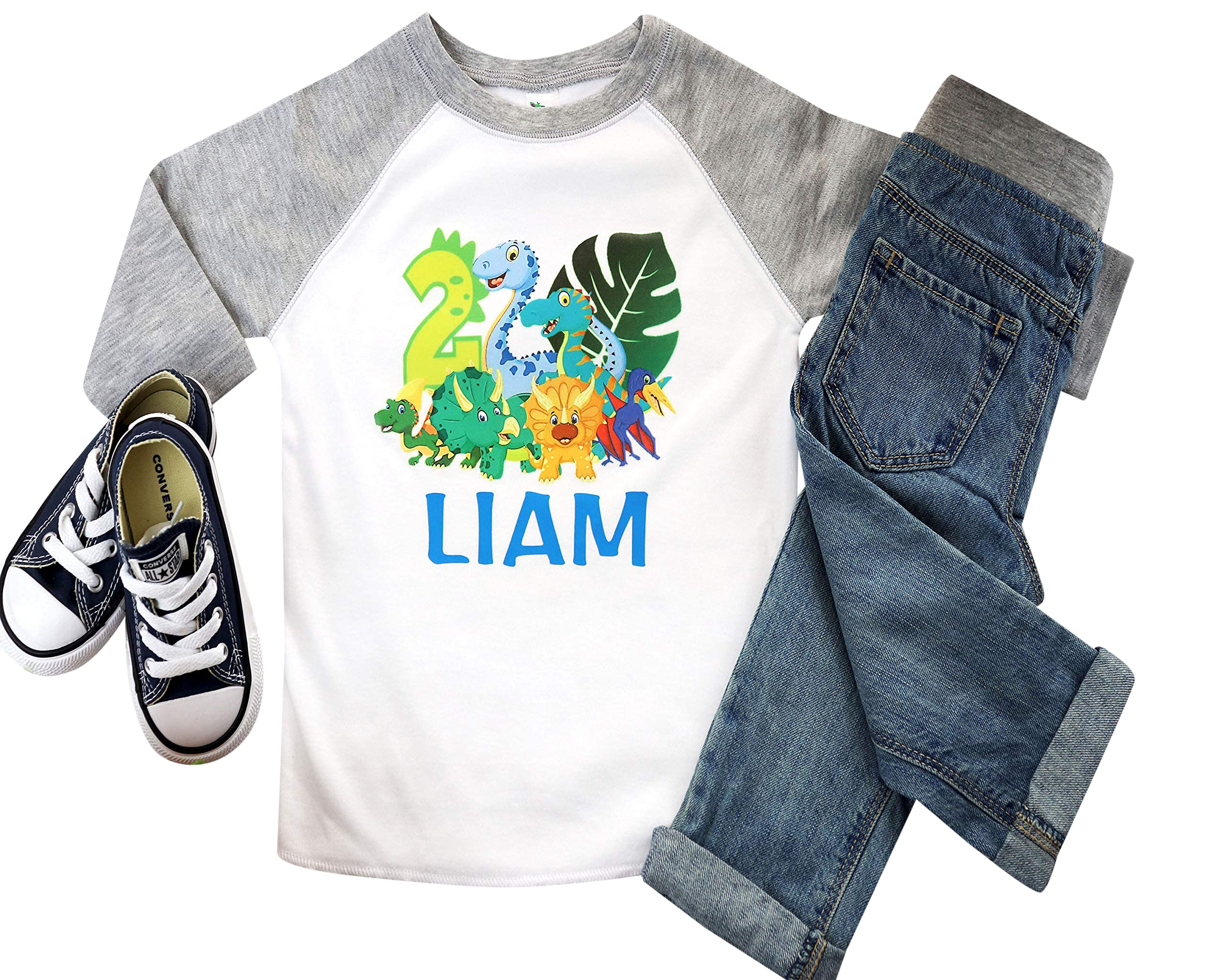 GenericDinosaur Birthday Shirt Dinosaur Shirts for Boys and Onesies for Baby Boys Onederful 1st Birthday Boy 1st 2nd 3rd 4th 5th Toddler Birthday Shirt T-Rex Toddler Dinosaur Shirt