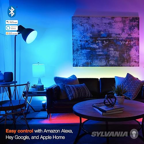 Miniatura 9 de SYLVANIA SMART+ - Bombilla LED BR30 blanca a todo color y sintonizable, totalmente regulable, compatible con Alexa, Apple HomeKit y Google